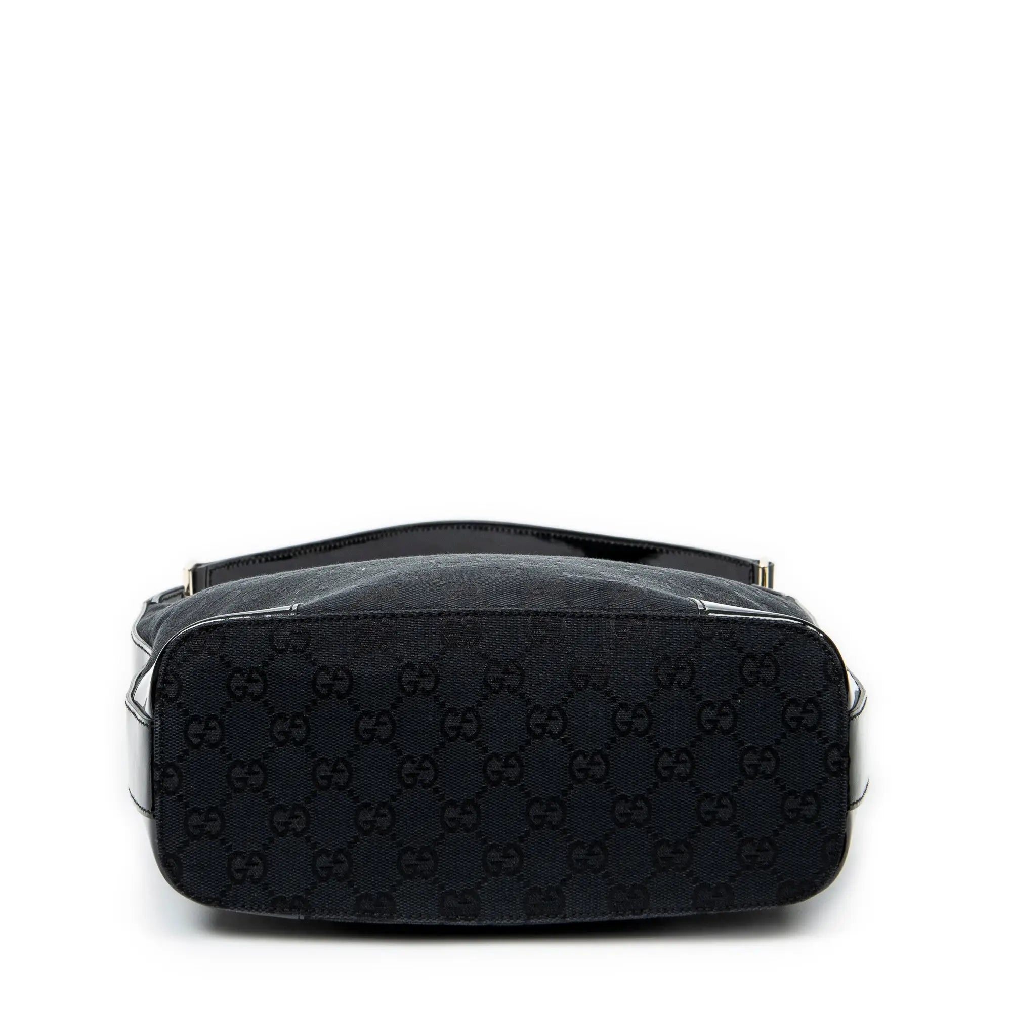 Gucci - Sac Hobo zippé épaule - Noir