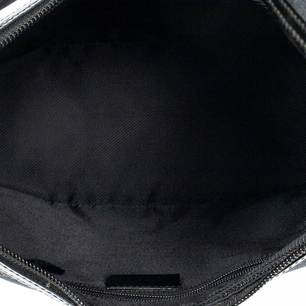 Shoulder bag Shoulder Zip Hobo Black Monogrammed Canvas