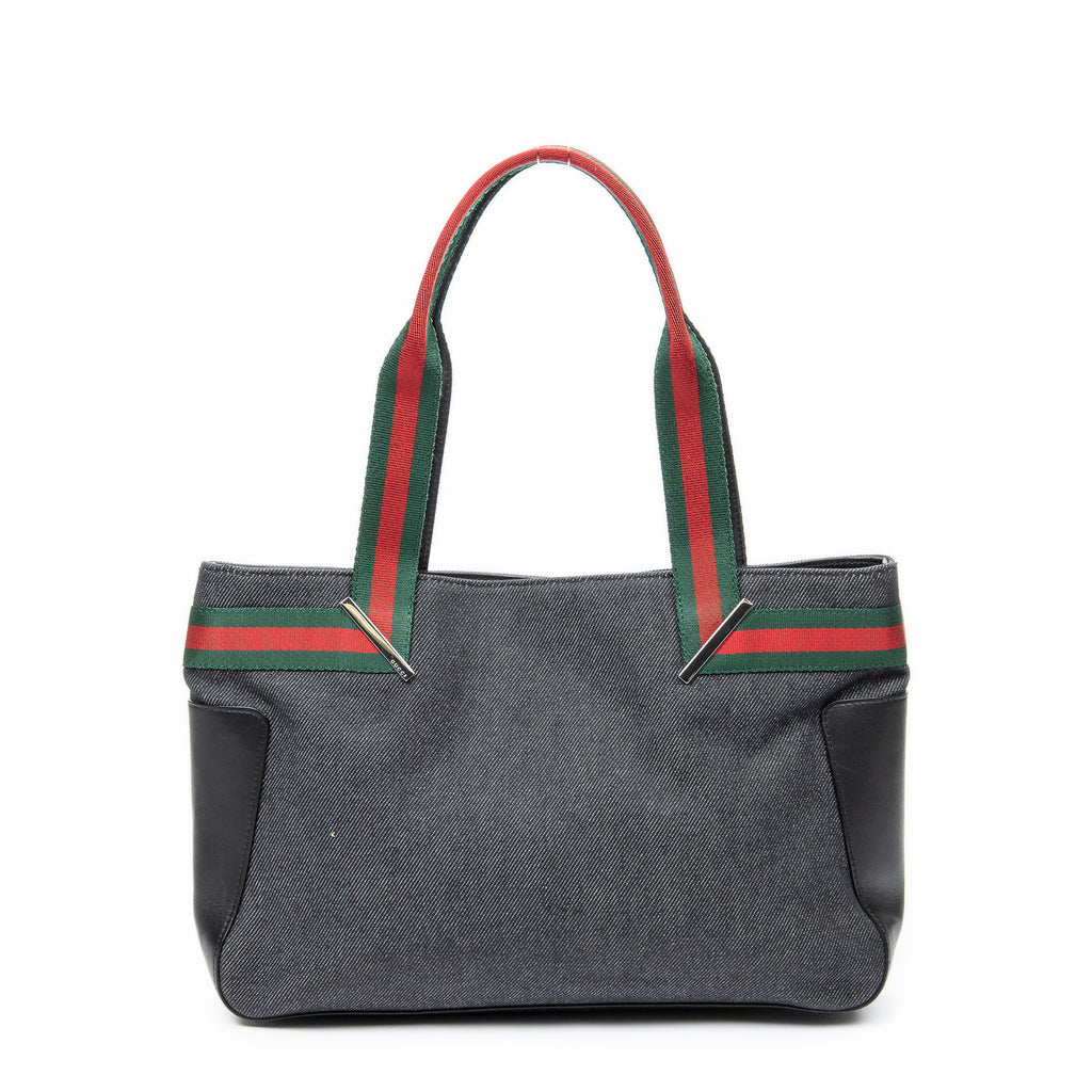 Shoulder bag Web Shoulder Tote Blue Denim Canvas