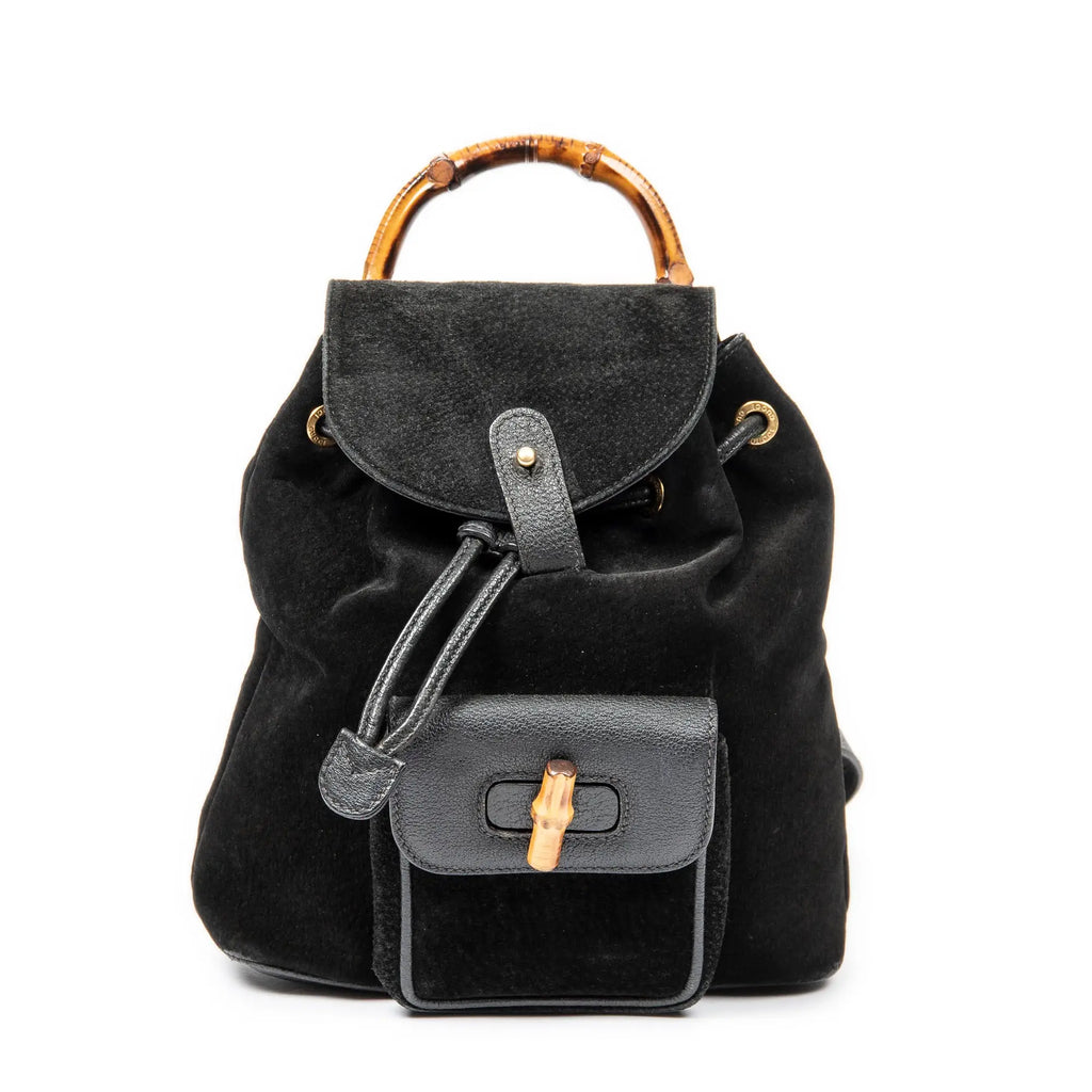 Gucci - Mini Sac à Dos Bambou - Noir