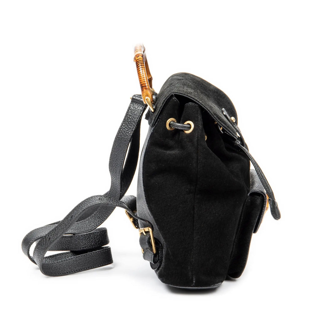 Gucci - Mini Sac à Dos Bambou - Noir