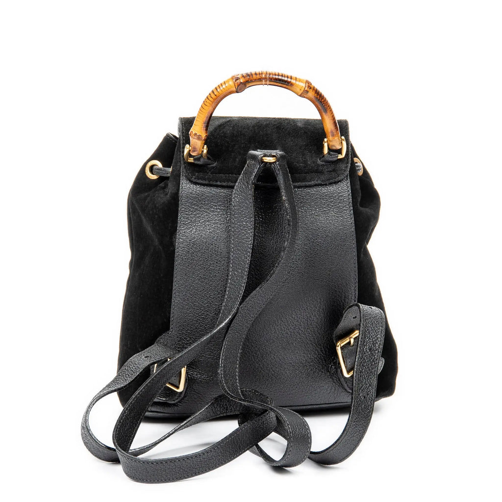 Gucci - Mini Sac à Dos Bambou - Noir