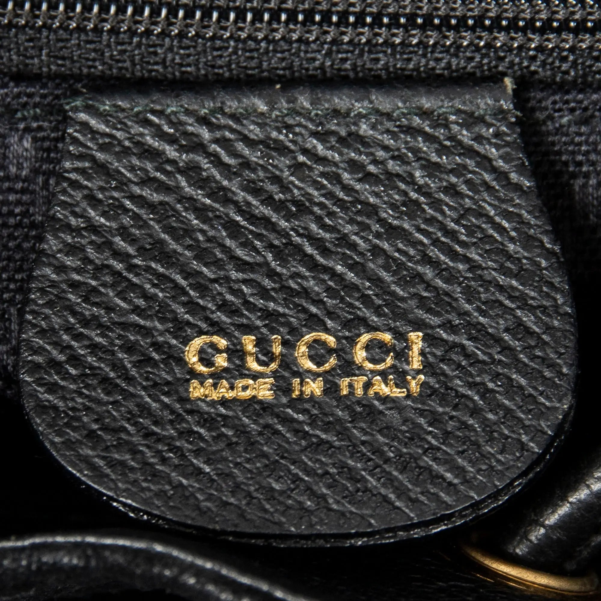 Gucci - Mini Sac à Dos Bambou - Noir