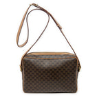 Shoulder bag Zip Crossbody Brown Macadam Coated Canvas