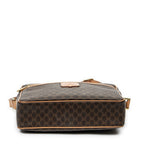 Shoulder bag Zip Crossbody Brown Macadam Coated Canvas