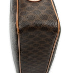 Shoulder bag Zip Crossbody Brown Macadam Coated Canvas