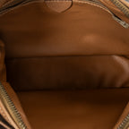 Shoulder bag Zip Crossbody Brown Macadam Coated Canvas