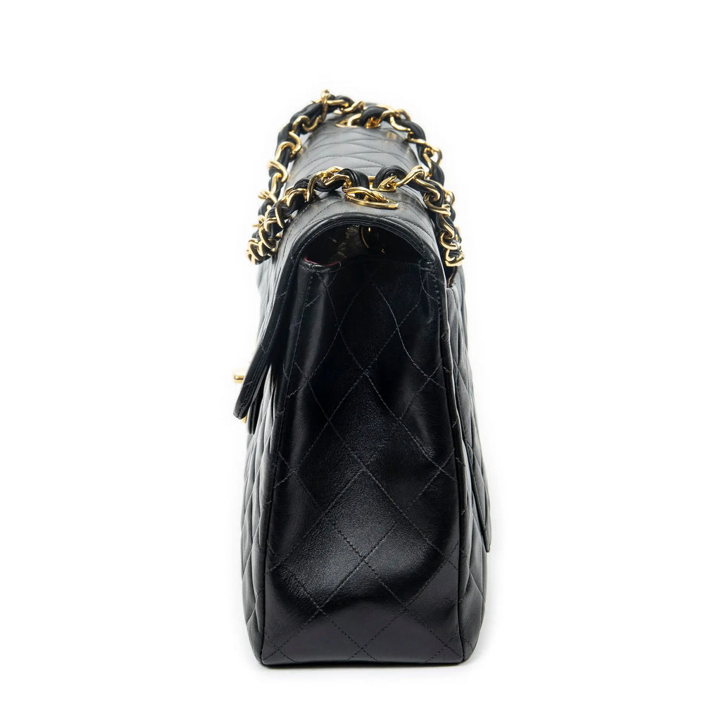 Chanel - Maxi Jumbo XL à rabat - Noir