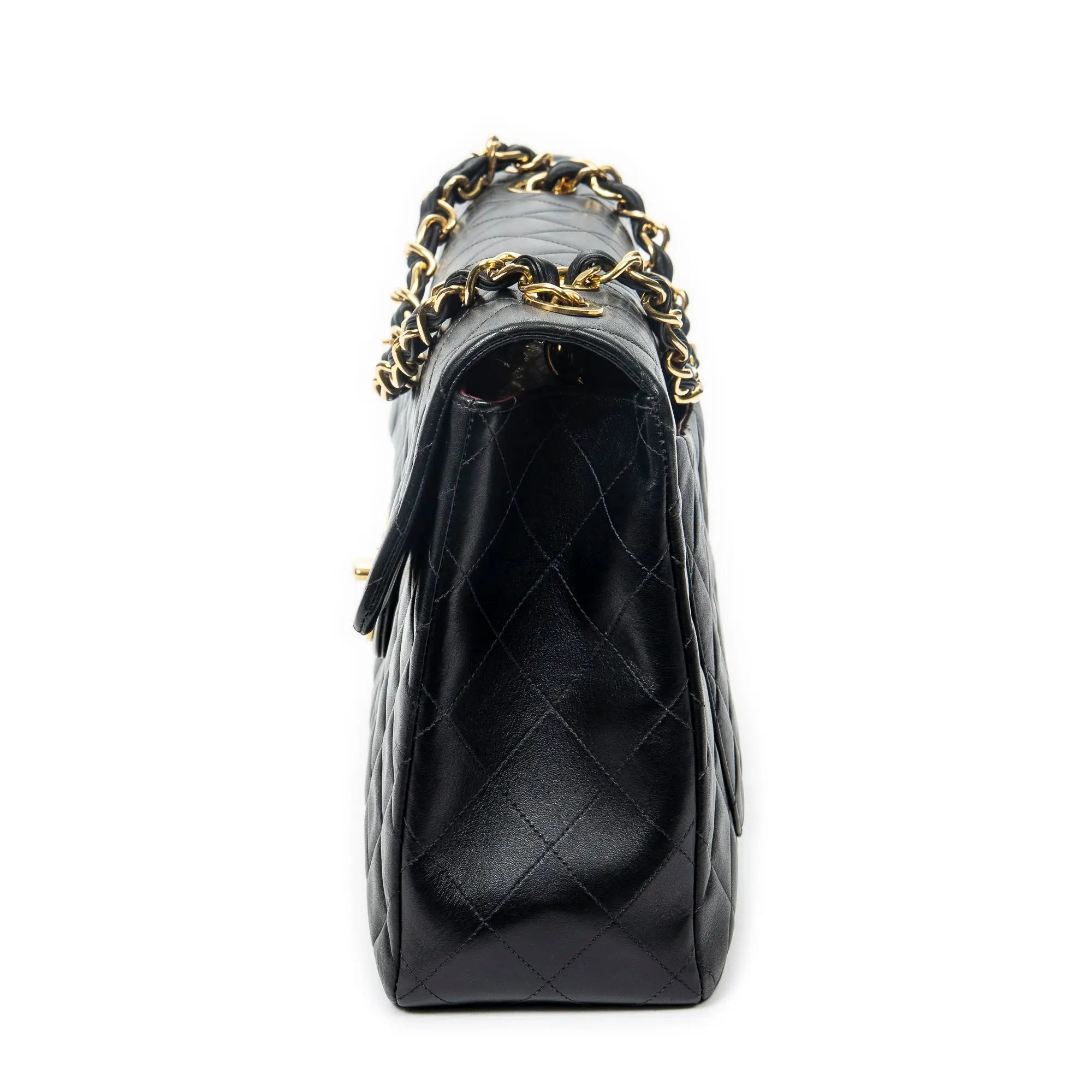 Chanel - Maxi Jumbo XL à rabat - Noir