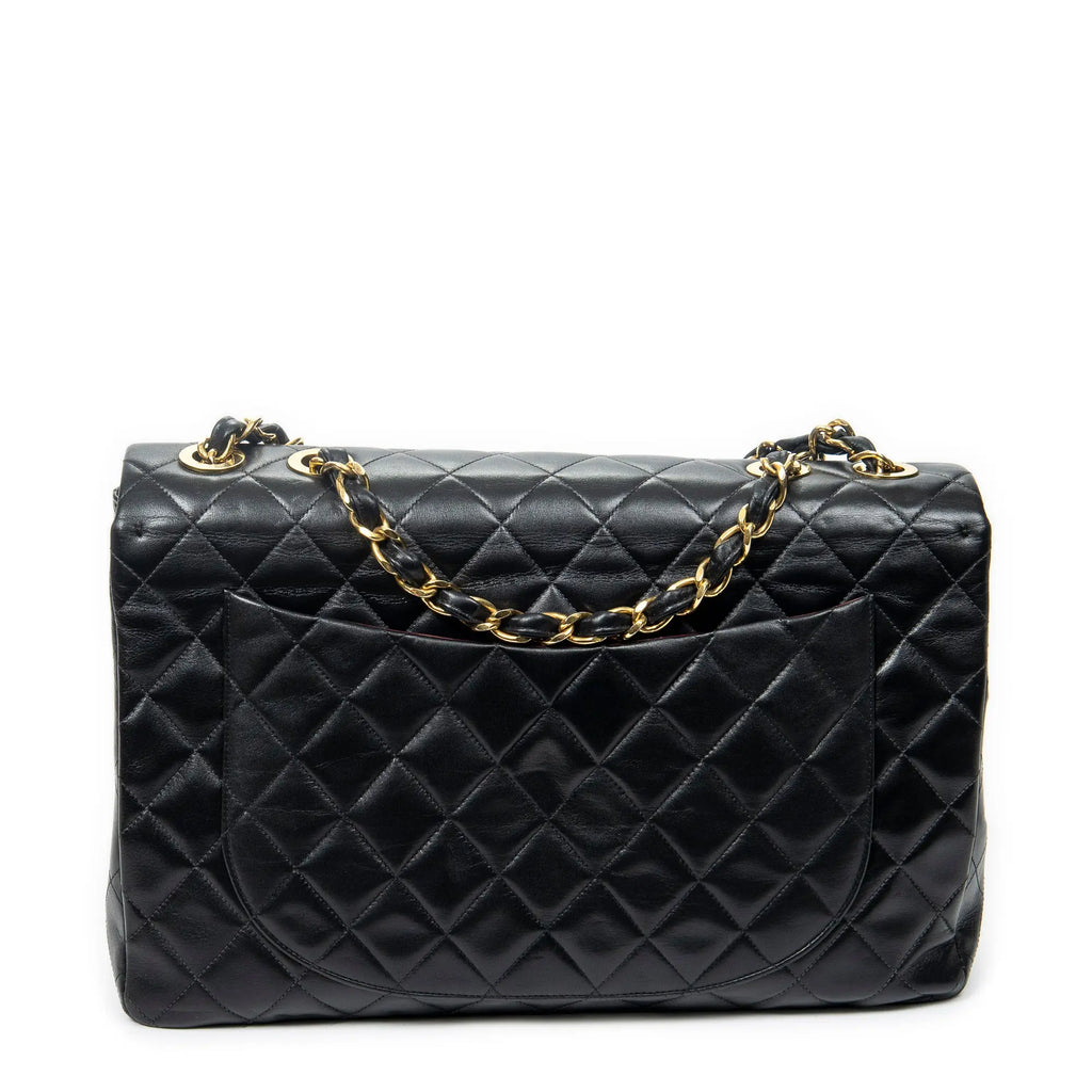 Chanel - Maxi Jumbo XL à rabat - Noir