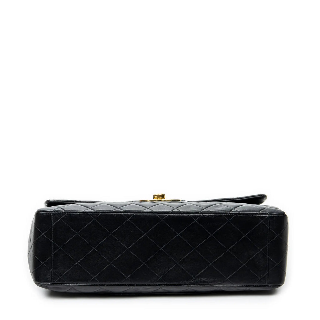 Chanel - Maxi Jumbo XL à rabat - Noir