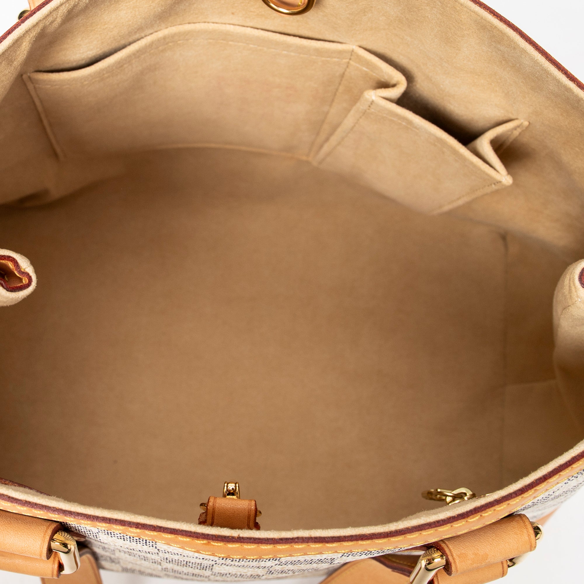 Shoulder Bag Hampstead PM Ivory Damier Azur
