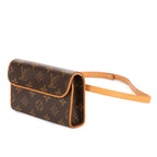 Waist Bag Florentine Brown Monogram Canvas