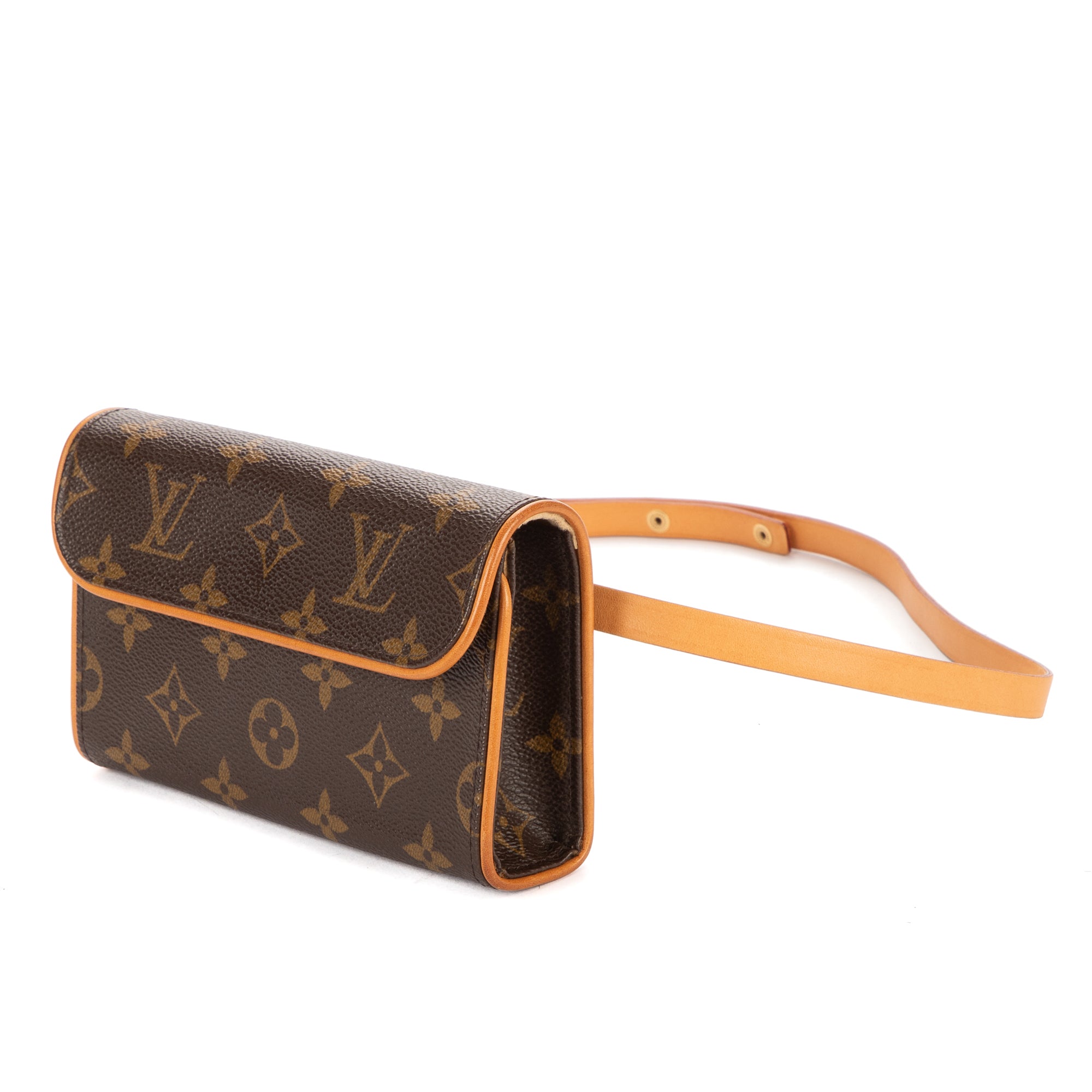 Waist Bag Florentine Brown Monogram Canvas