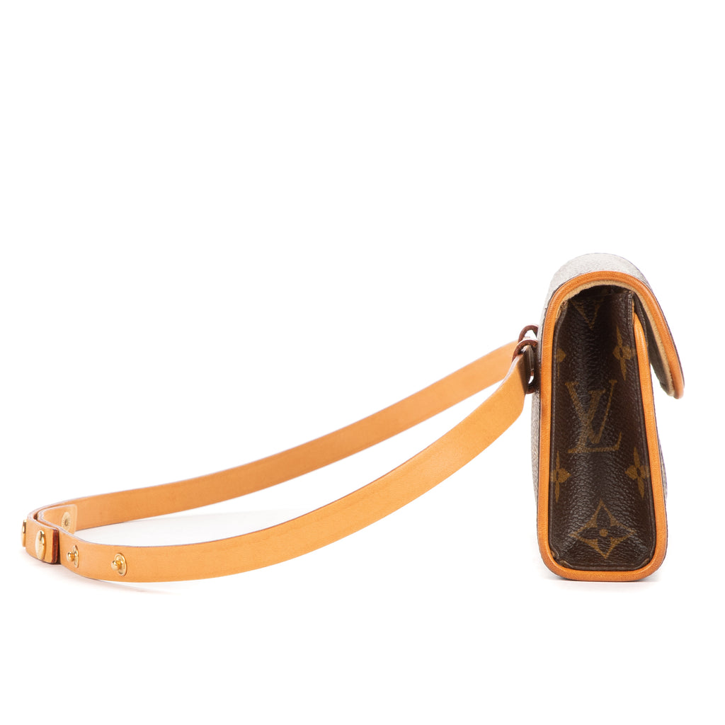 Waist Bag Florentine Brown Monogram Canvas