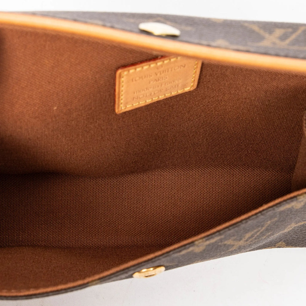 Riñonera Florentine Lona Monogram Marrón