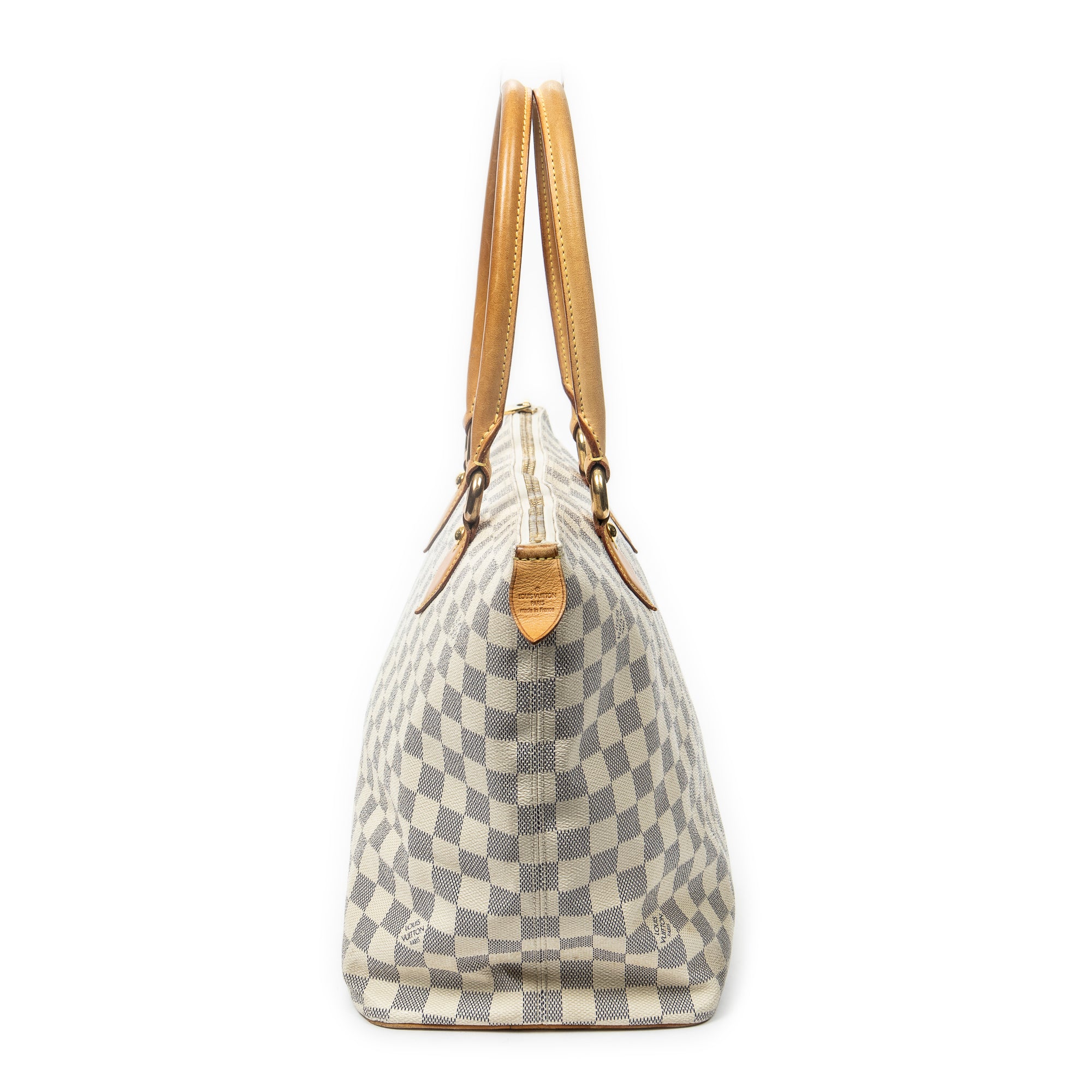 Shoulder Bag Saleya MM Ivory Damier Azur