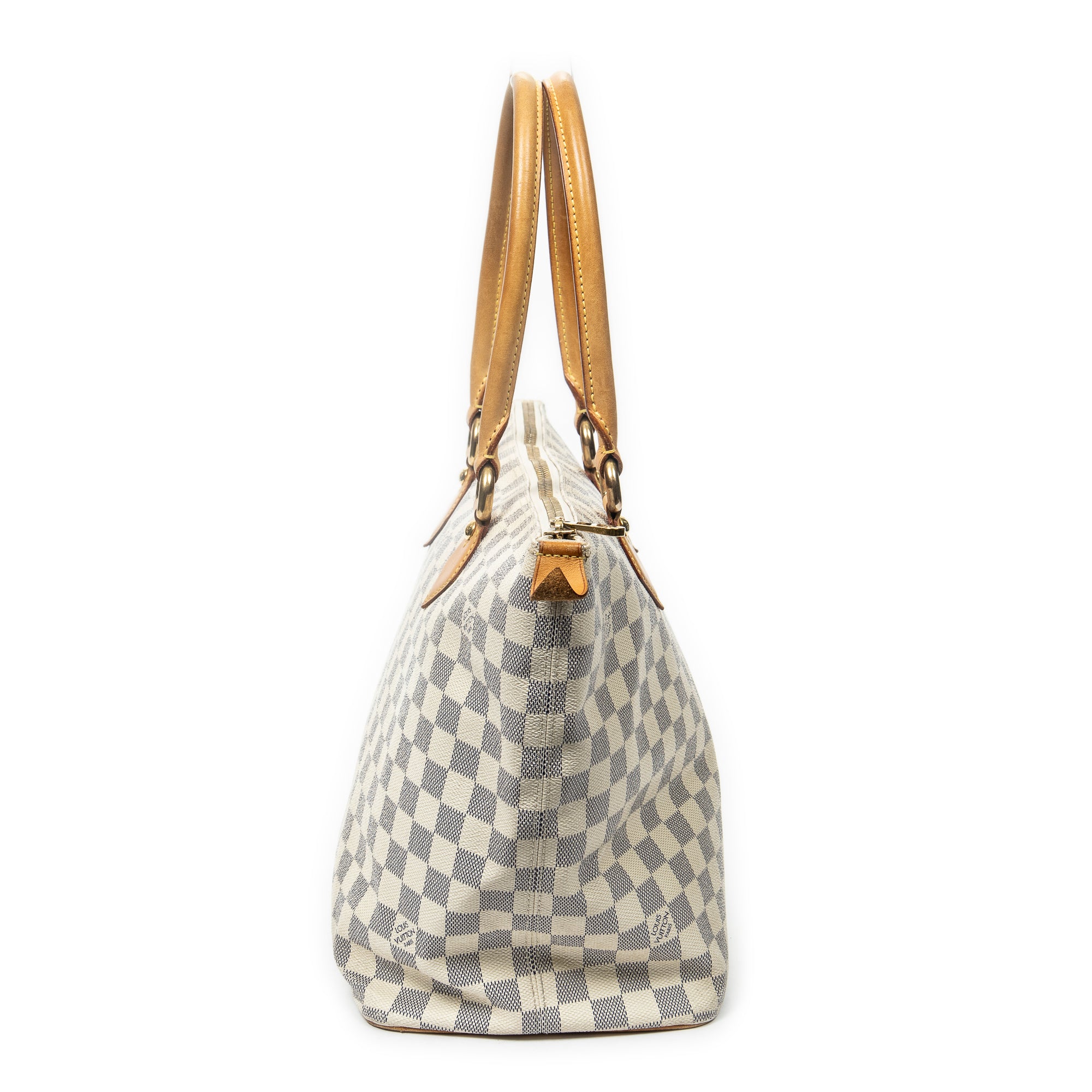 Shoulder Bag Saleya MM Ivory Damier Azur