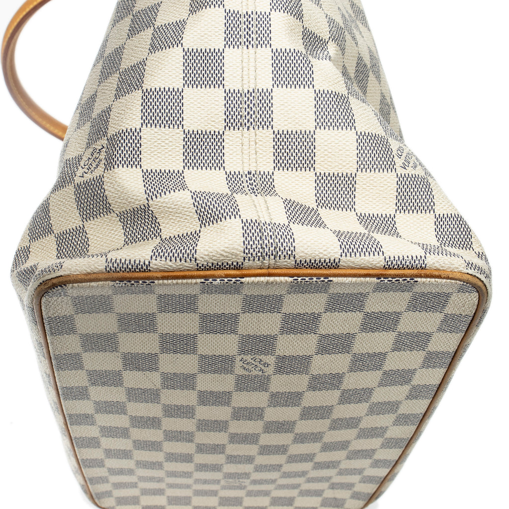 Shoulder Bag Saleya MM Ivory Damier Azur