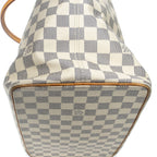 Shoulder Bag Saleya MM Ivory Damier Azur