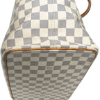 Shoulder Bag Saleya MM Ivory Damier Azur