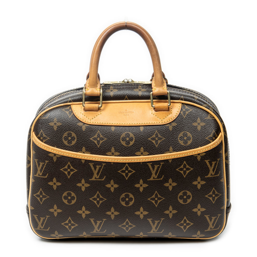Handbag Trouville Brown Monogram Canvas