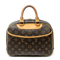 Handbag Trouville Brown Monogram Canvas