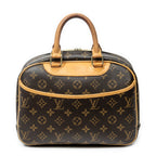 Handbag Trouville Brown Monogram Canvas