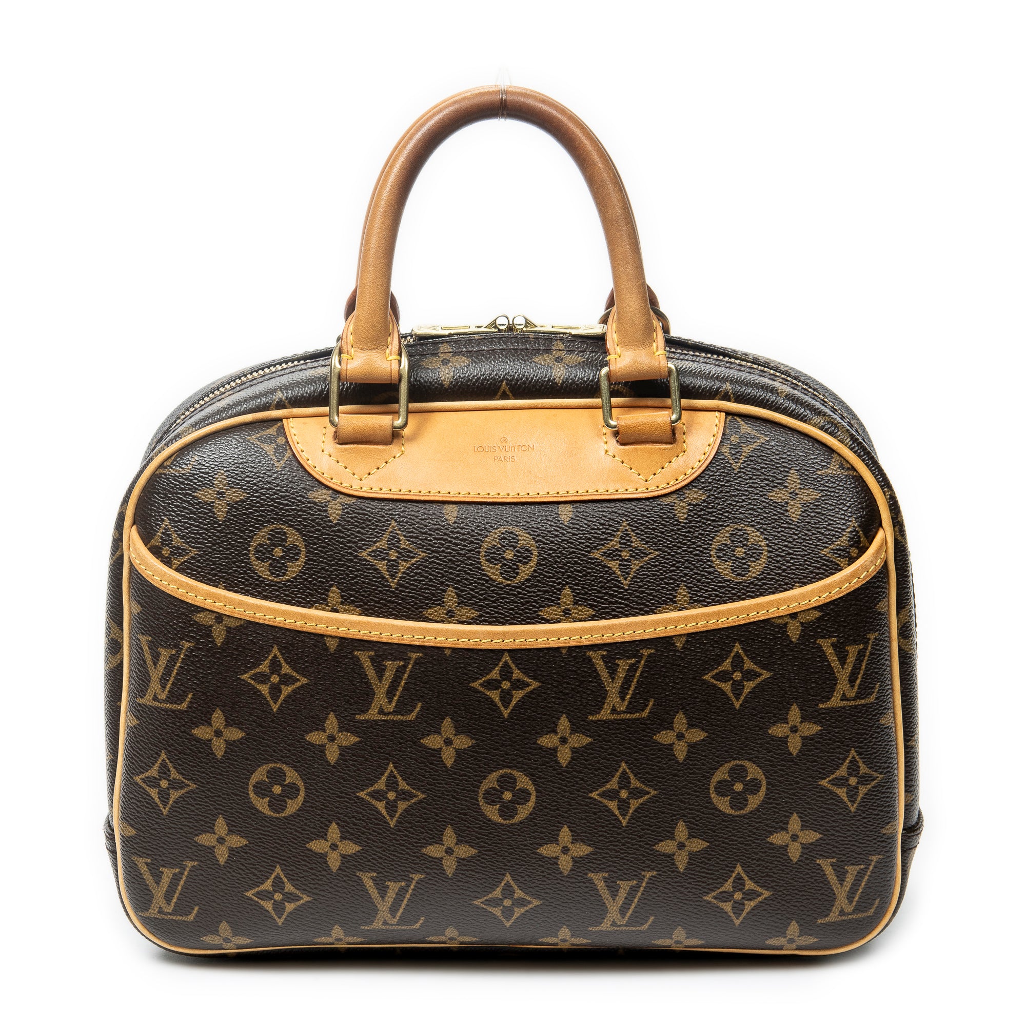 Handbag Trouville Brown Monogram Canvas