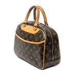 Handbag Trouville Brown Monogram Canvas