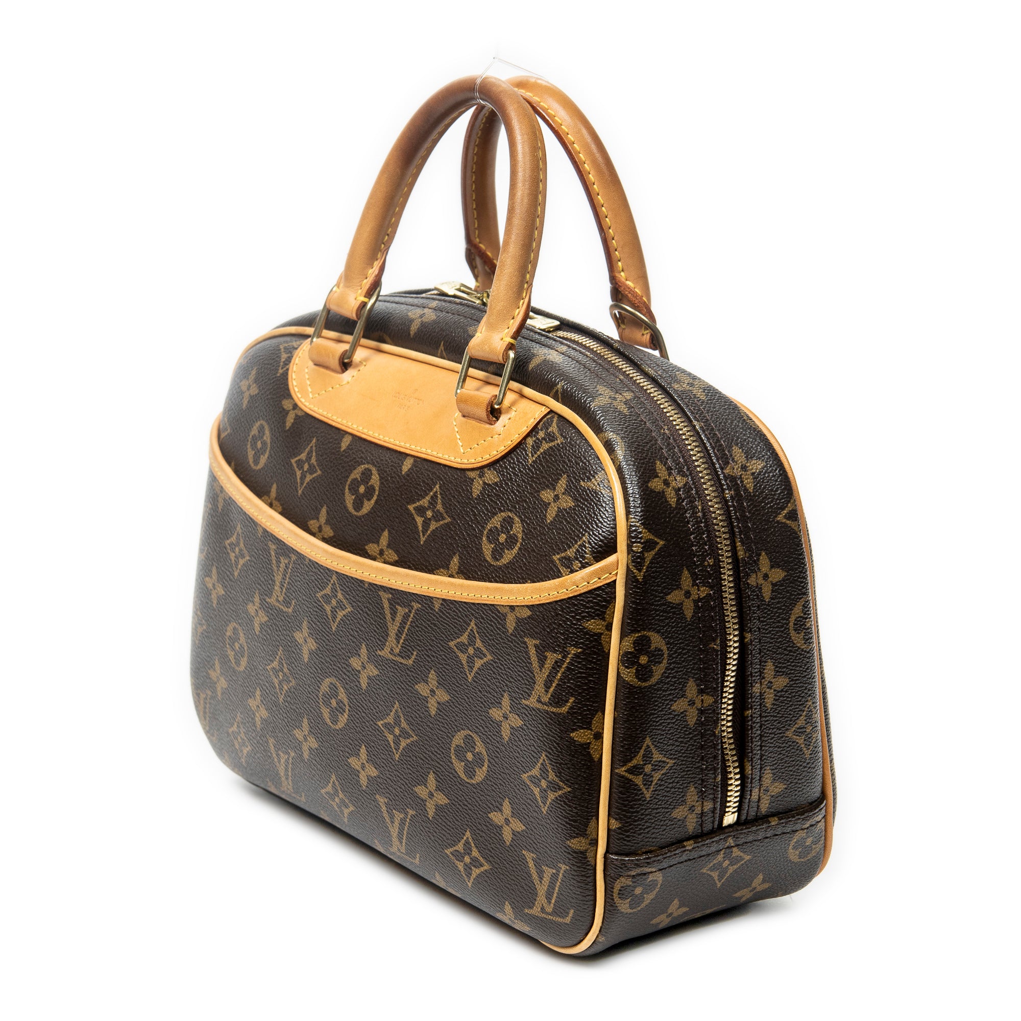 Handbag Trouville Brown Monogram Canvas