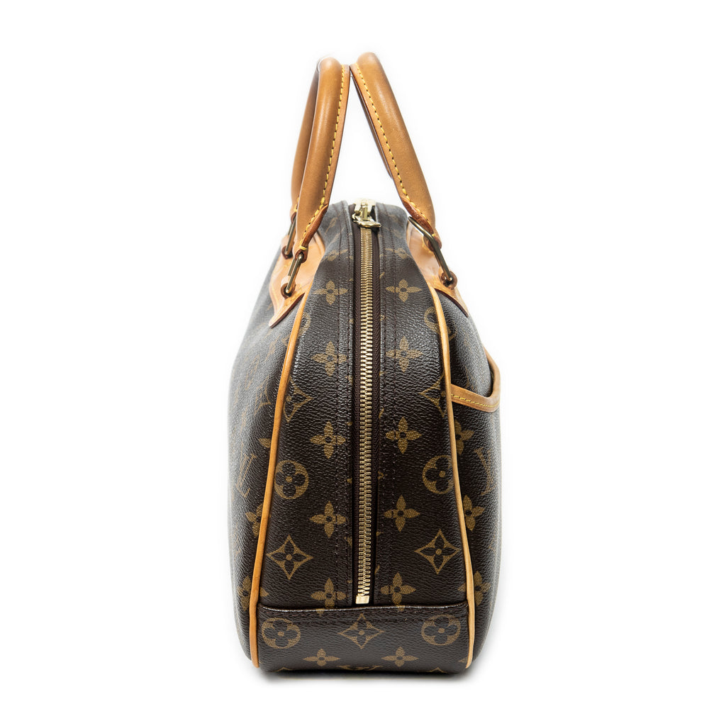 Handbag Trouville Brown Monogram Canvas