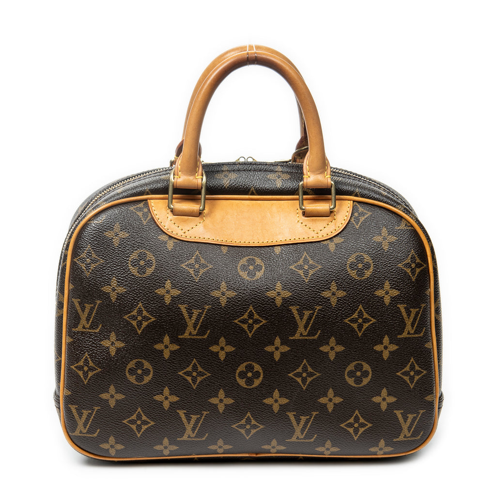 Handbag Trouville Brown Monogram Canvas