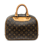 Handbag Trouville Brown Monogram Canvas