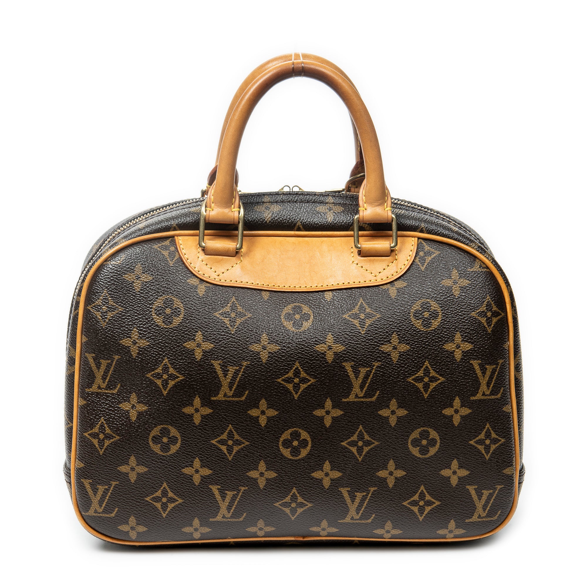 Handbag Trouville Brown Monogram Canvas