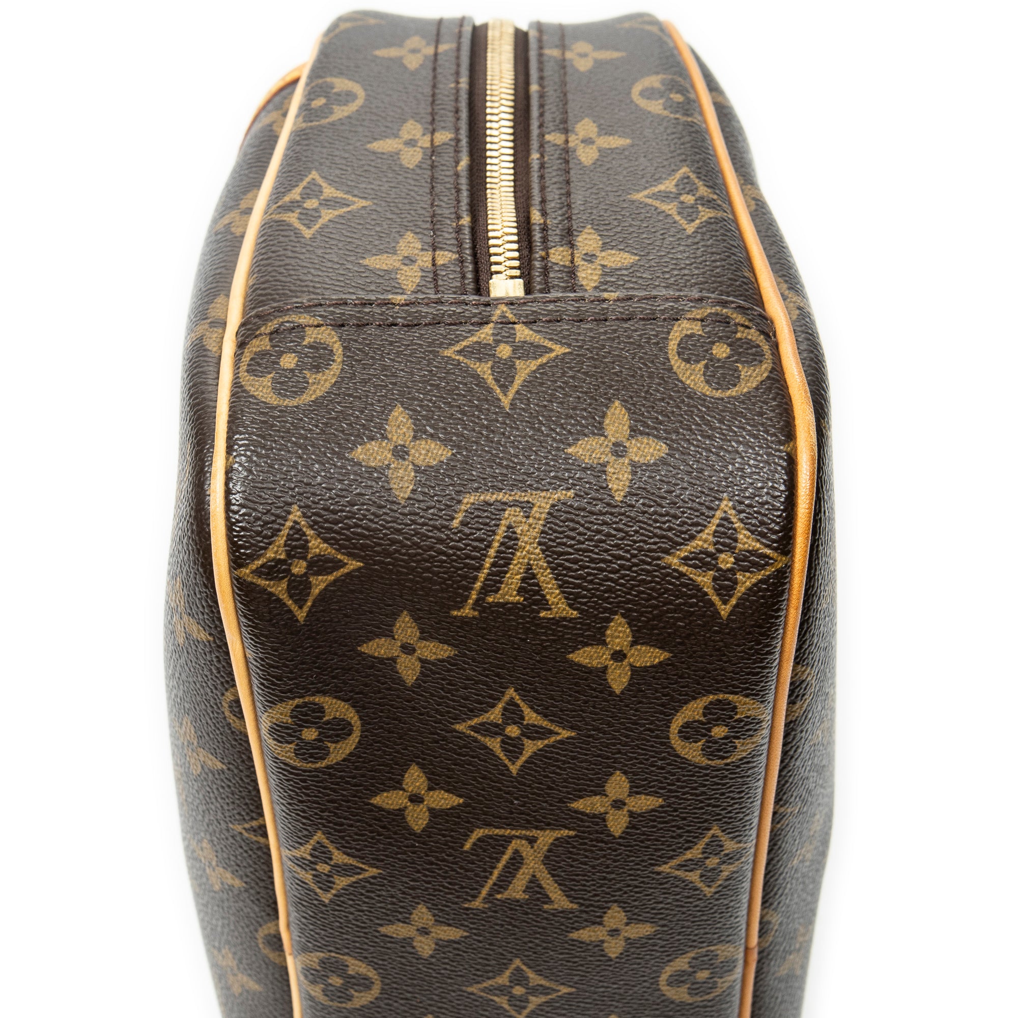 Handbag Trouville Brown Monogram Canvas