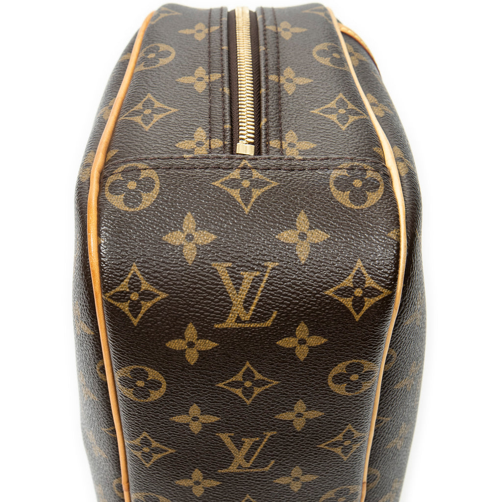 Handbag Trouville Brown Monogram Canvas