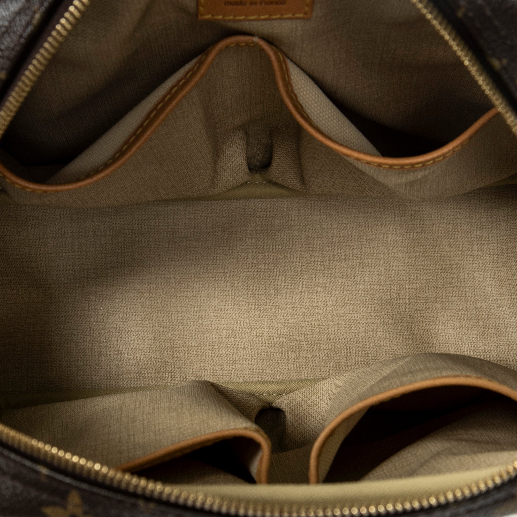 Handbag Trouville Brown Monogram Canvas