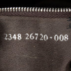 Shoulder Bag Square Slip Pocket Shoulder Tote Brown Zucca Canvas