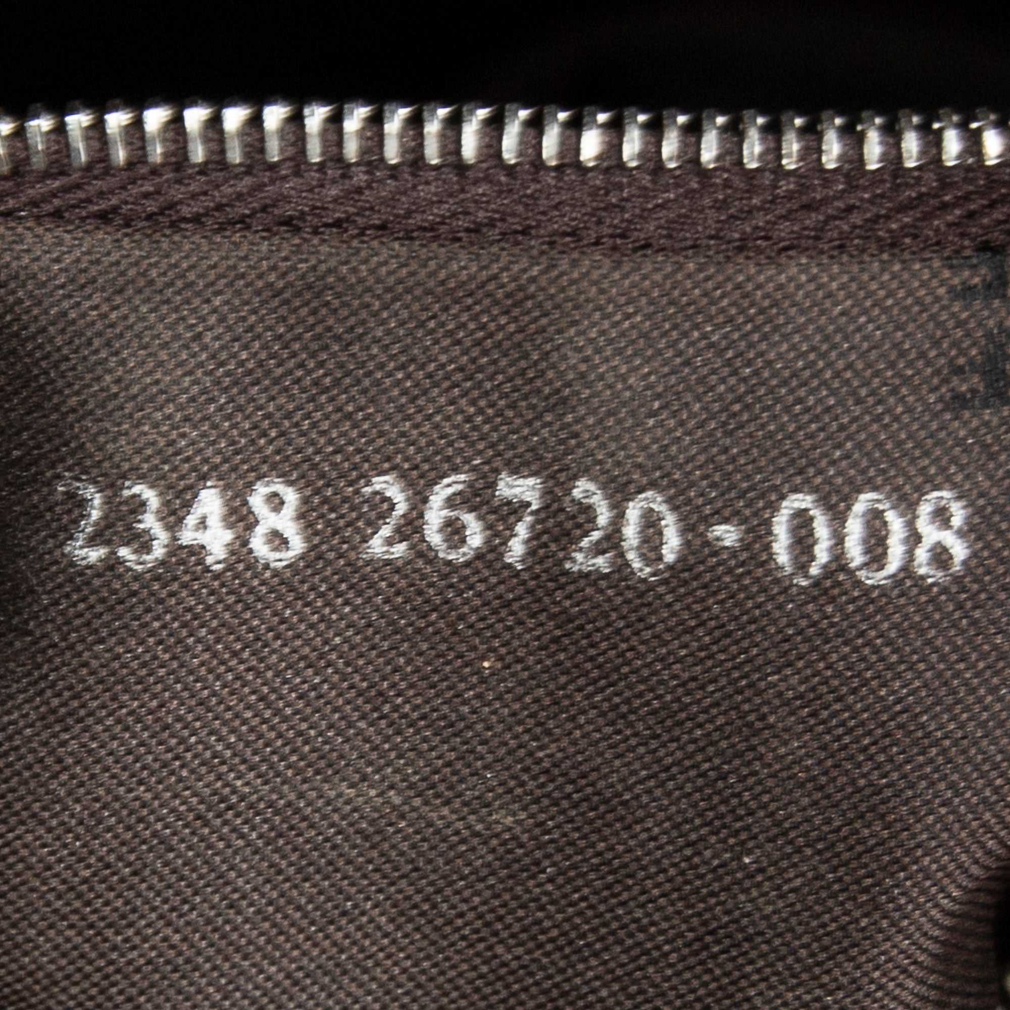 Shoulder Bag Square Slip Pocket Shoulder Tote Brown Zucca Canvas