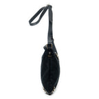 Shoulder Bag Abbey Crossbody Black Monogrammed Canvas
