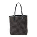 Bolso de hombro Tote de lona Macadam negra