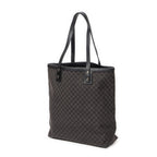 Bolso de hombro Tote de lona Macadam negra