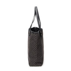 Bolso de hombro Tote de lona Macadam negra