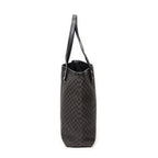 Bolso de hombro Tote de lona Macadam negra