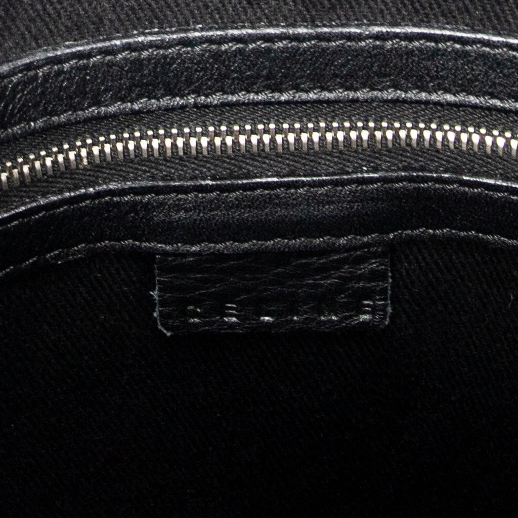 Bolso de hombro Tote de lona Macadam negra