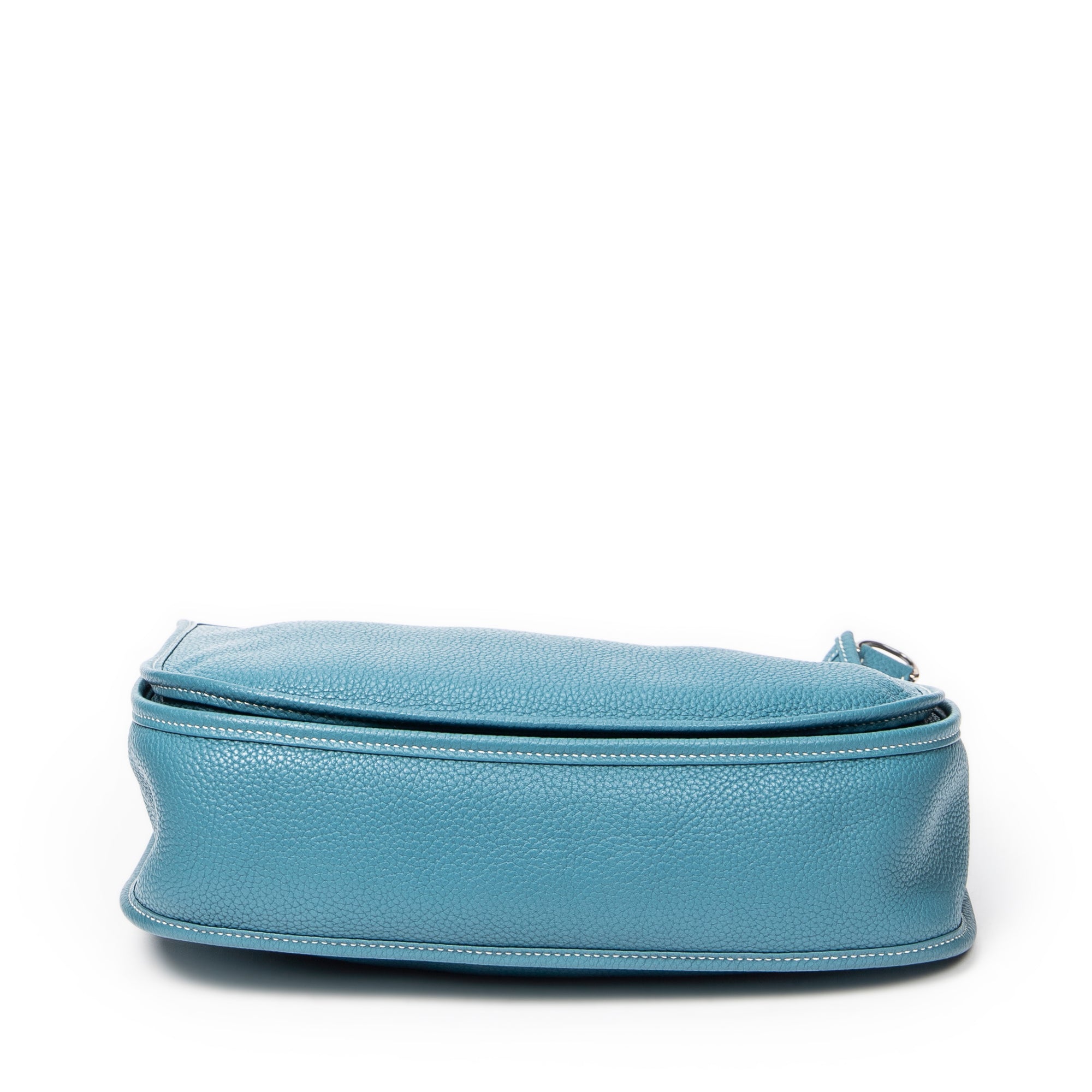 Shoulder Bag Evelyne III GM Blue Jean Clemence Leather