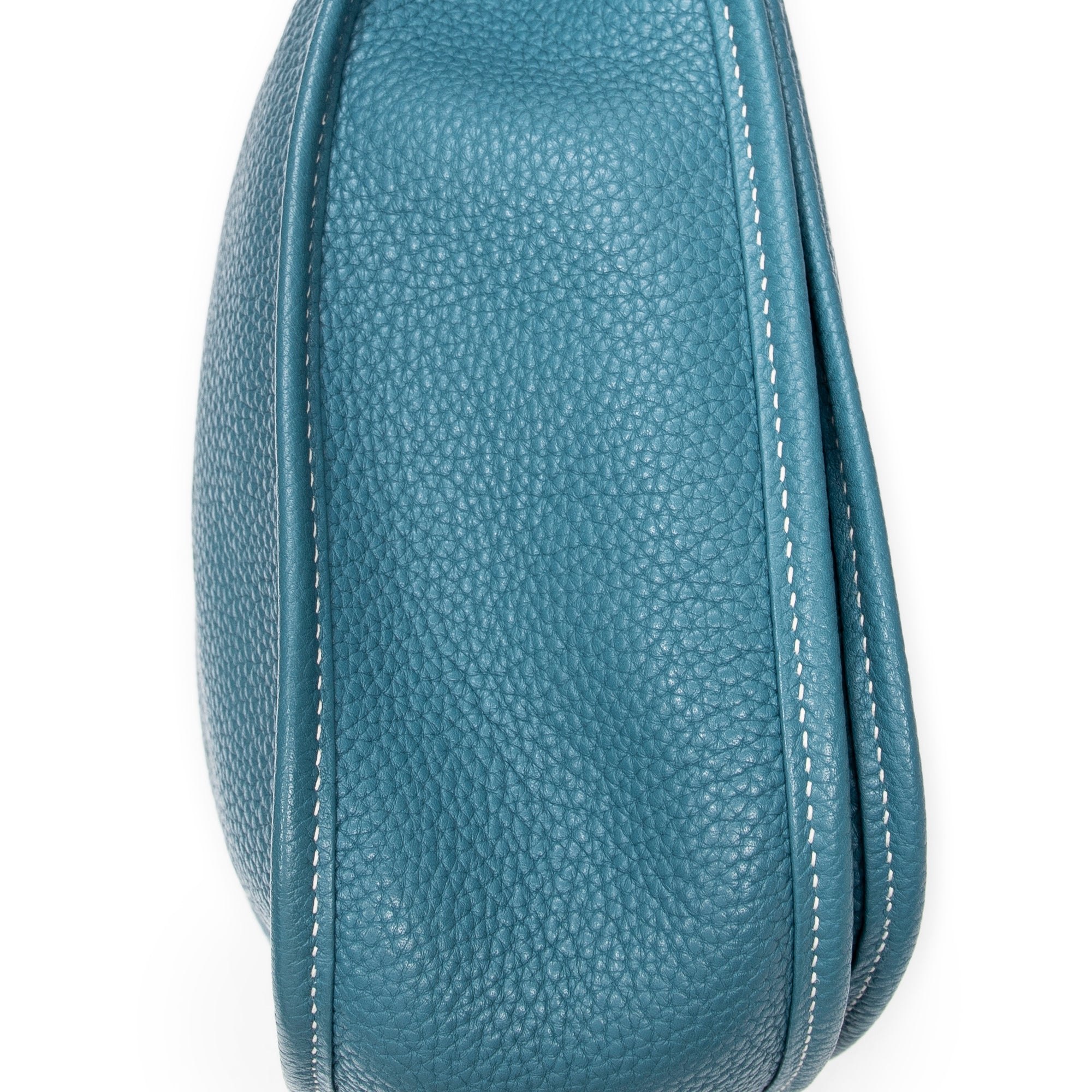 Shoulder Bag Evelyne III GM Blue Jean Clemence Leather