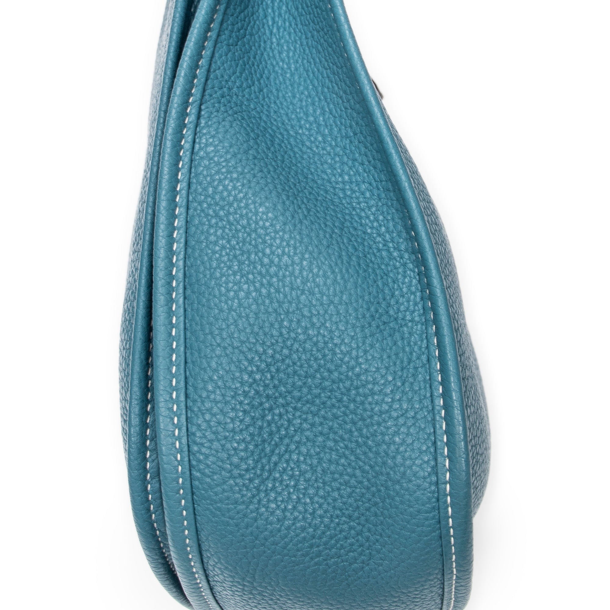 Shoulder Bag Evelyne III GM Blue Jean Clemence Leather