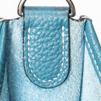 Shoulder Bag Evelyne III GM Blue Jean Clemence Leather